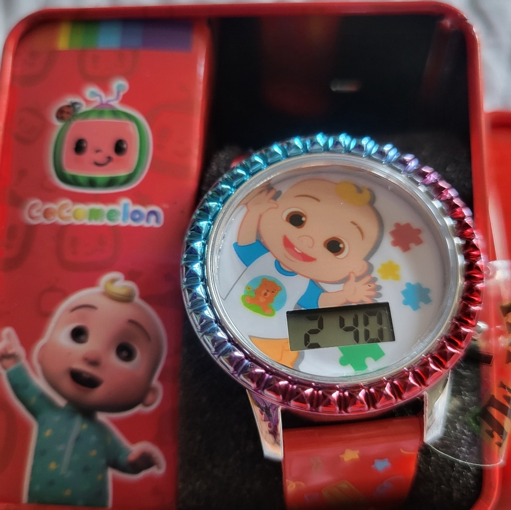 Cocomelon Kids Digital Watch - Red and Blue